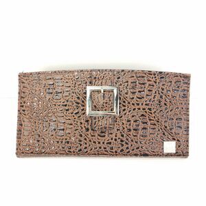 Miche Classic Shell Cori In Purse Cover Retired Faux Leather Reptile Brown Black